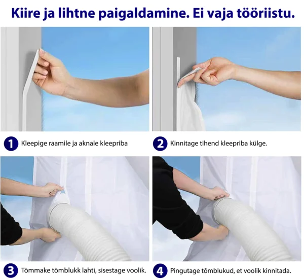 ADOLUS ARCTIC A2050 mobiilne õhukonditsioneer koos aknatihendiga - Image 10