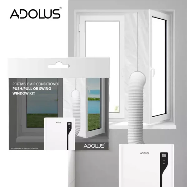 ADOLUS ARCTIC A3600H mobiilne konditsioneer koos küttefunktsiooni ja aknatihendiga - Image 10