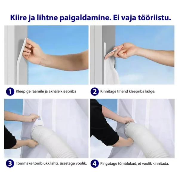 ADOLUS ARCTIC A3600H mobiilne konditsioneer koos küttefunktsiooni ja aknatihendiga - Image 8